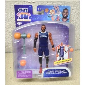 Space Jam New Legacy Lebron James with ACME B-Ball Blocker 5" Inch Figure NIB
